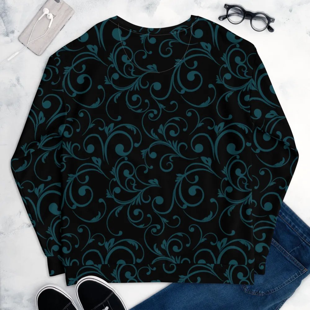 Dark Teal Twirl Sweatshirt product image (9)