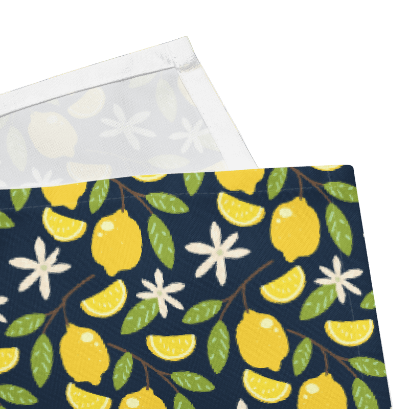 Lemon Print Cloth Napkin Set (4) | Bright & Cheerful Table Accent product image (4)