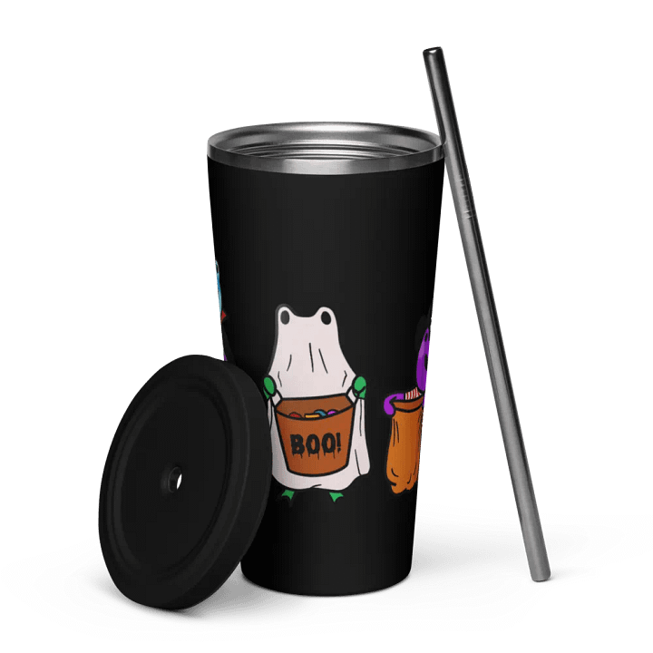 Frogoween Matte Black Tumbler product image (1)