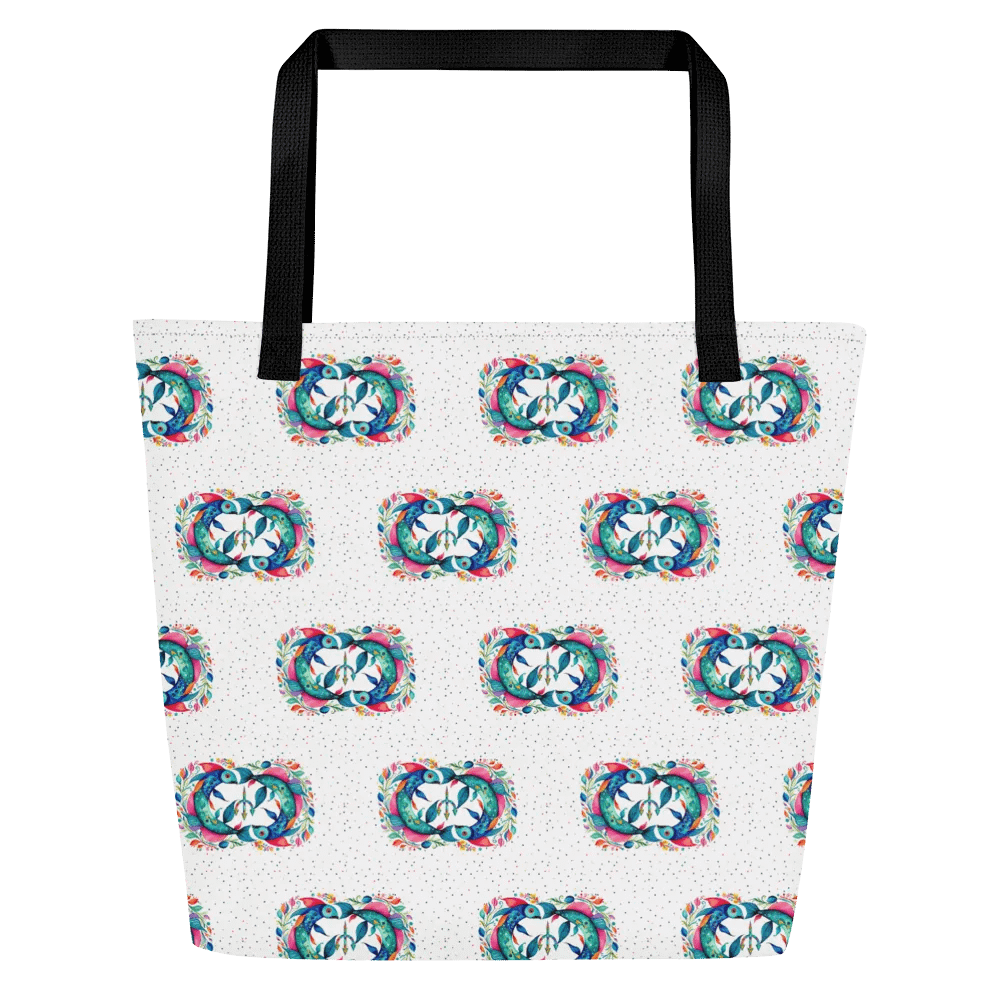 Pisces, Neptune & Pisces, White Tote product image (3)