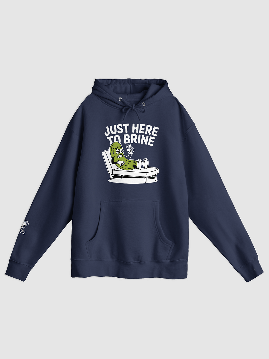 Just Here To Brine – Sad Pickle Therapy Session Premium Hoodie product image (3)