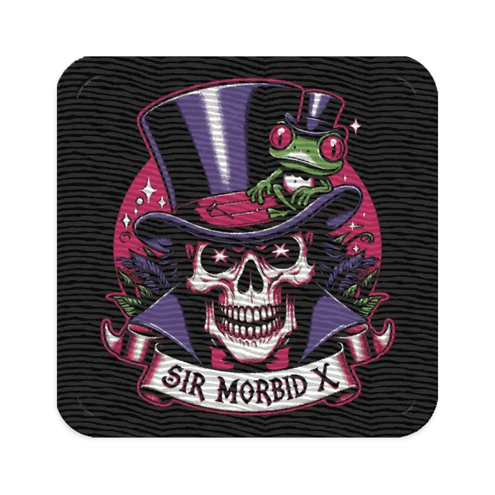 ''Sir Morbid X & Merbit'' Embroidered Patch product image (1)