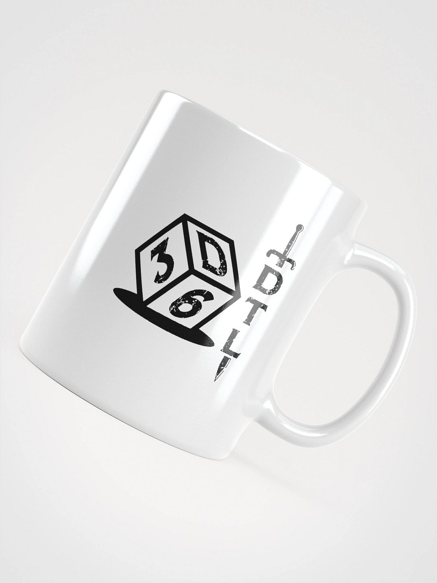 3d6 DTL Vertical Logo on Light Mug product image (12)