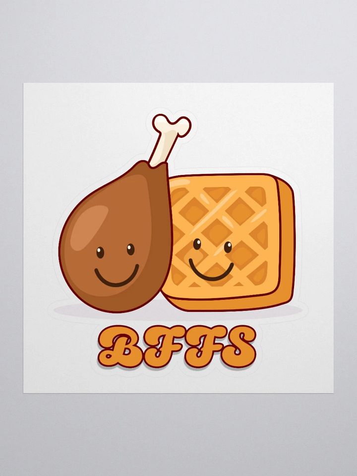 BFFs Chicken and Waffle Sticker product image (1)