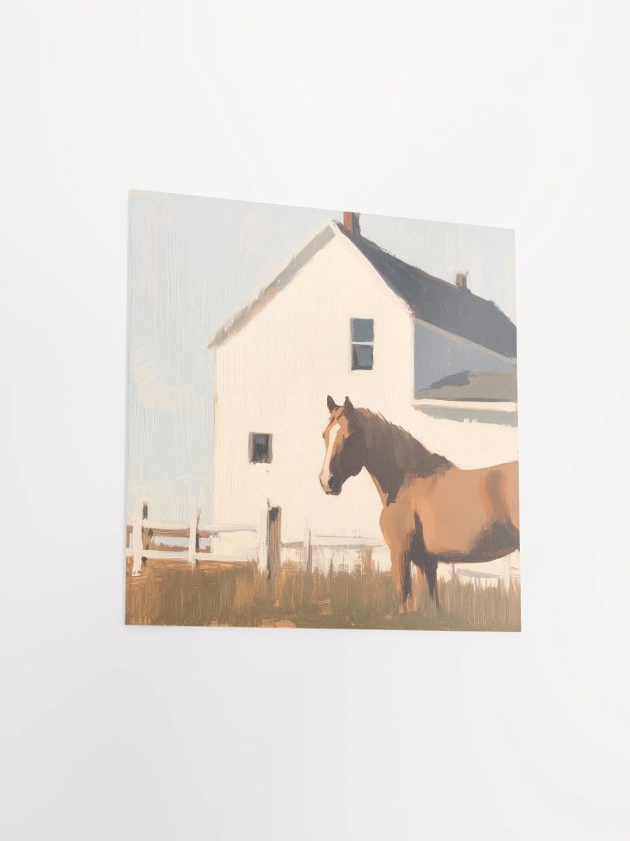 Modern Farmhouse: Brown Horse VII Art Print product image (13)