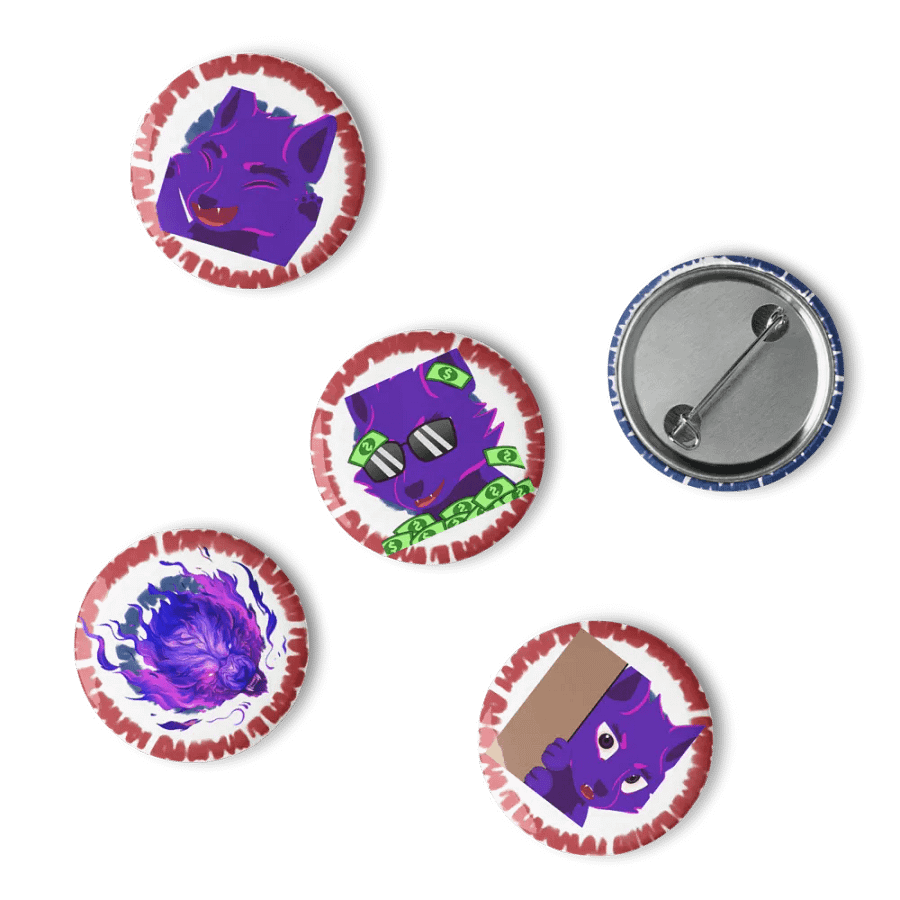 Wolfy's emote pins product image (15)