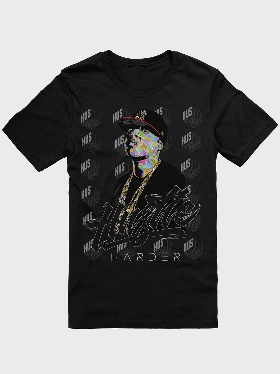 Hustle Harder Portrait T-Shirt (5XL) Available product image (4)