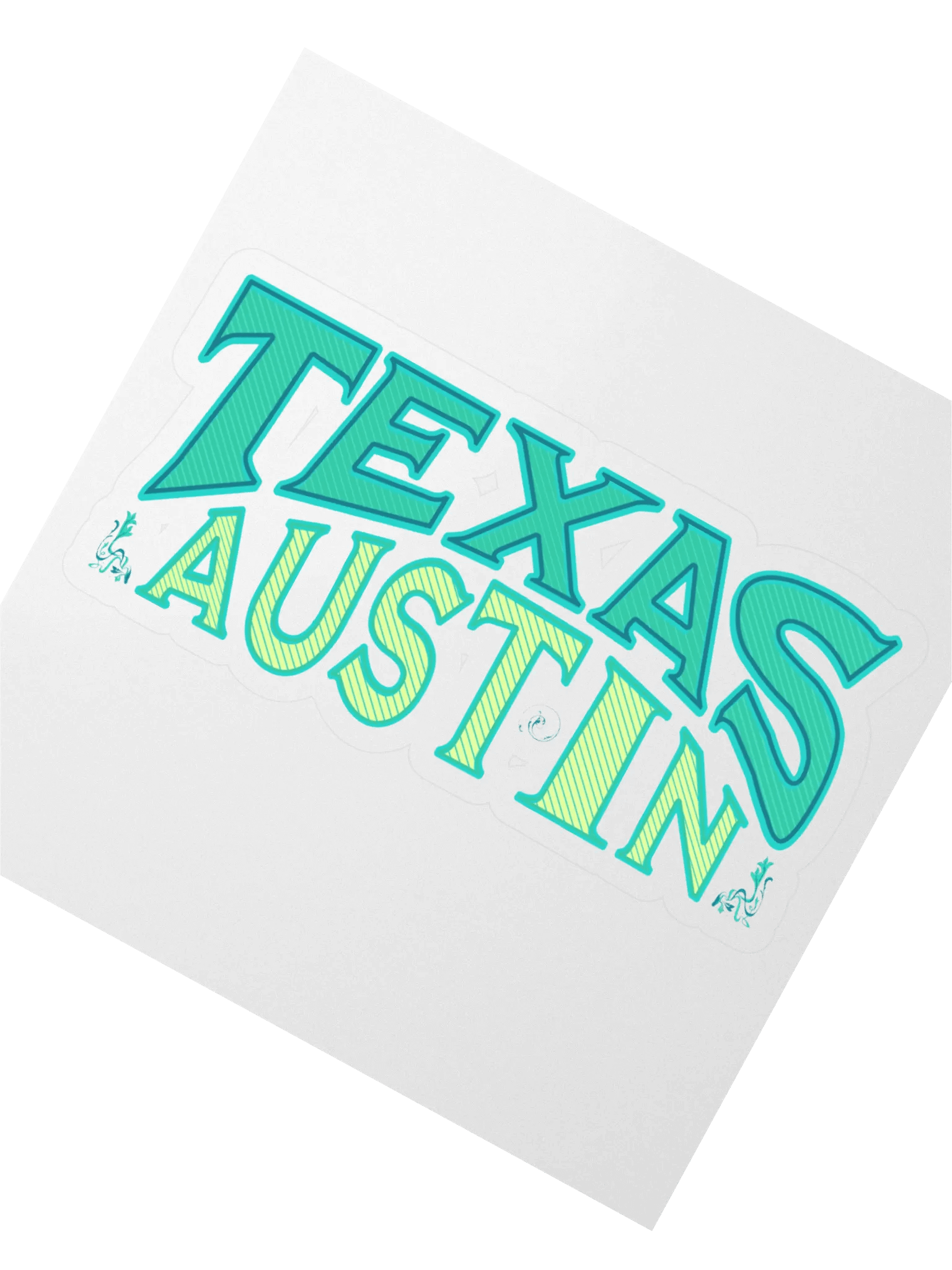 Texan Vibes Austin Sticker product image (3)