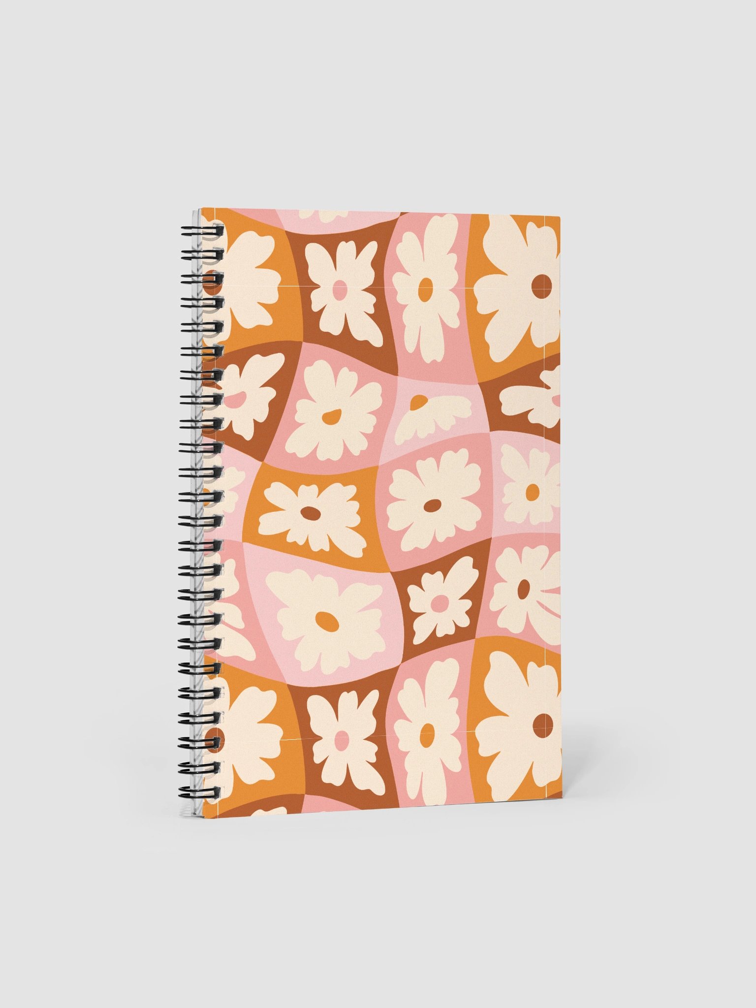 Floral Wave Spiral Notebook product image (1)