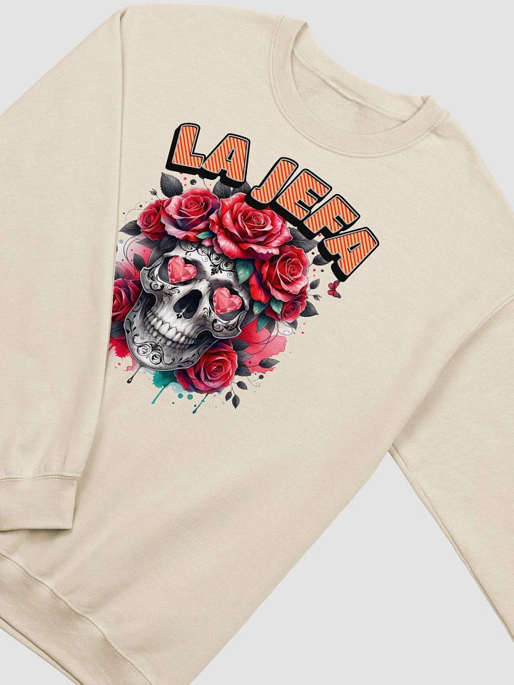 La Jefa Skull The Boss Rose Crewneck product image (20)