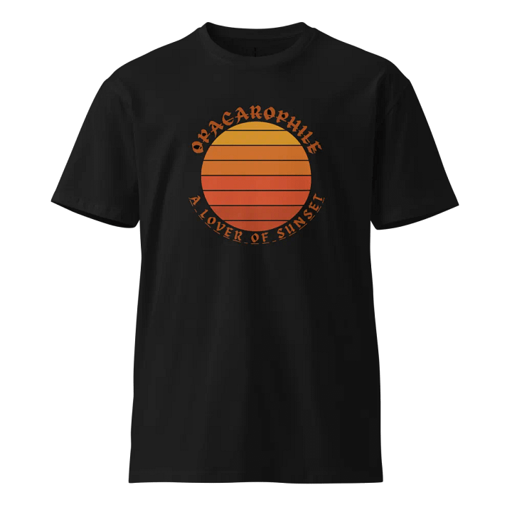 Opacarophile Sunset Circle T-Shirt product image (2)