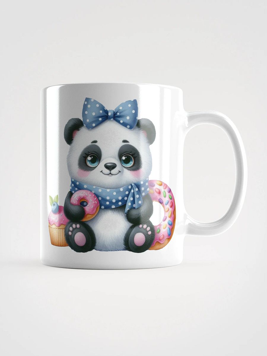 Panda with Ribbon and Donut Mug product image (1)