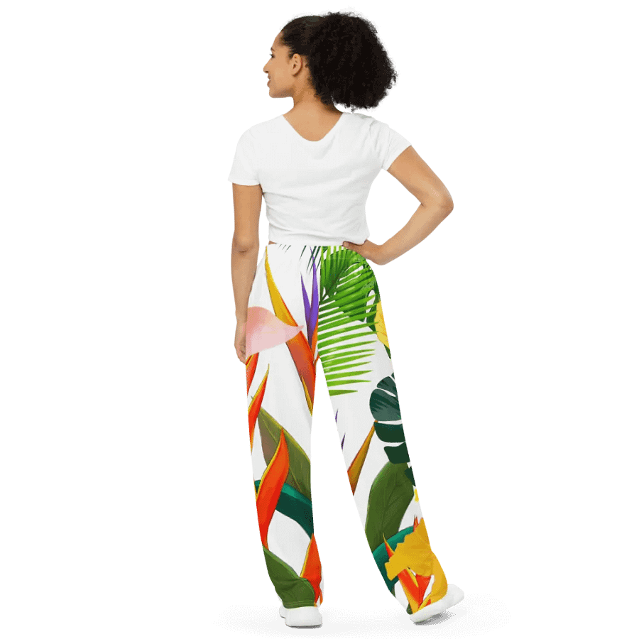 Tropical Paradise Unisex Wide-Leg Pants product image (4)