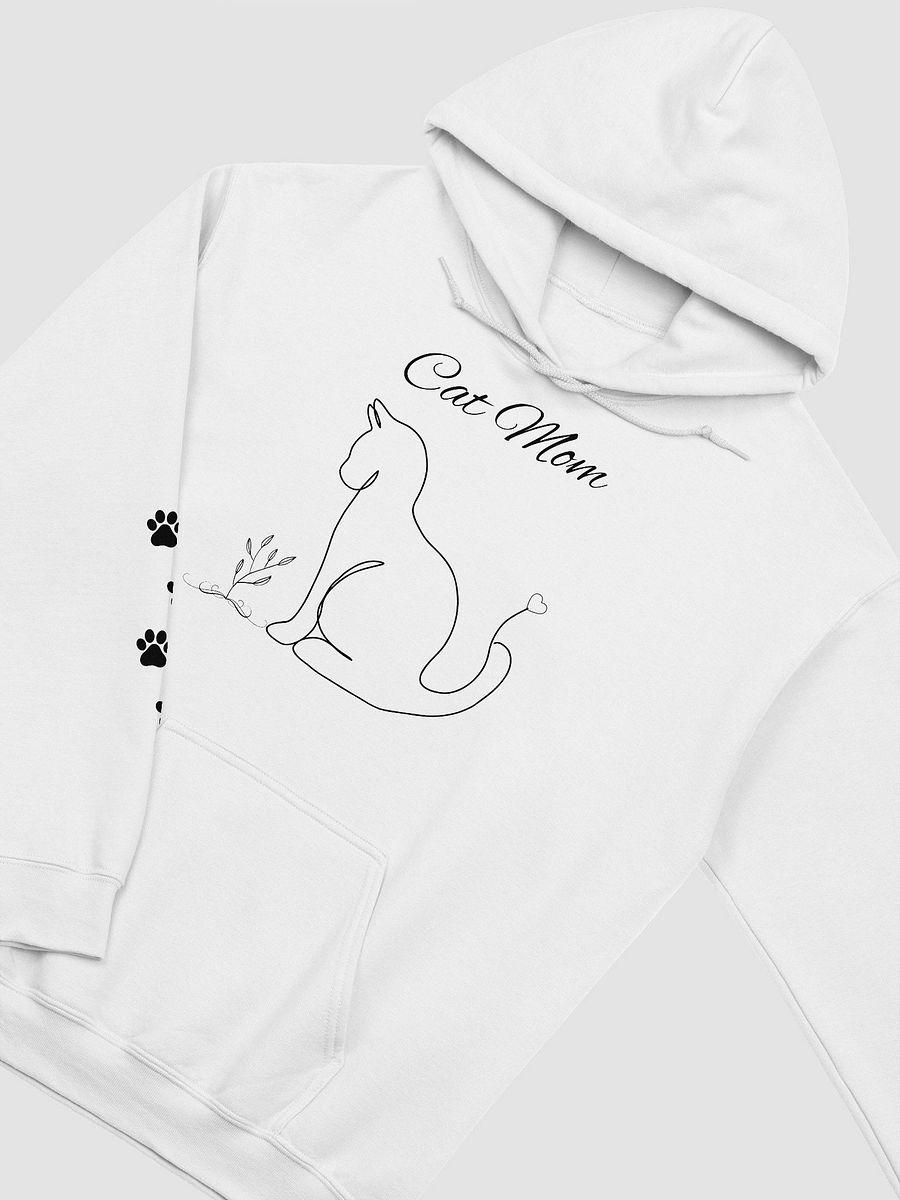 Cat Mom Line Art Unisex Hoodie product image (3)