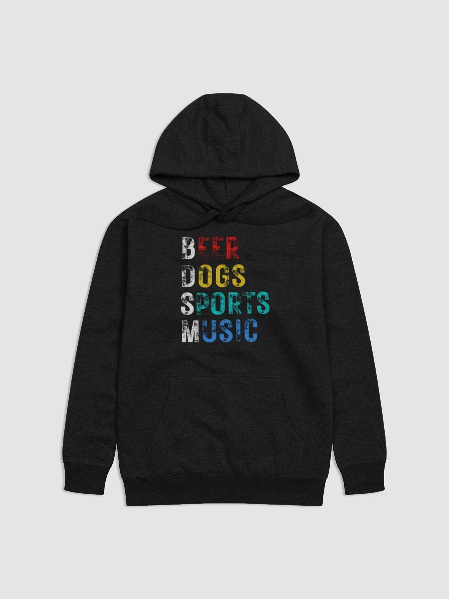 Beer Dogs Sports Music Hoodie – Fun Outrageous Gift product image (1)