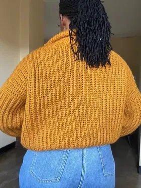 Crochet Zipline Sweater Pattern product image (5)