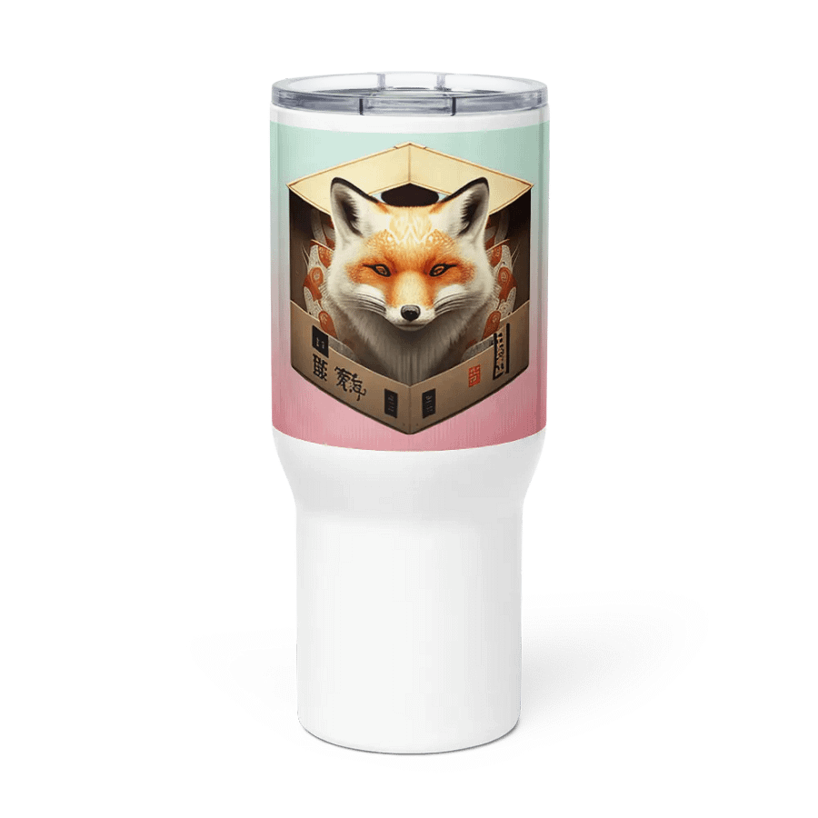 Travel Mug With Handle Fox Logo product image (1)