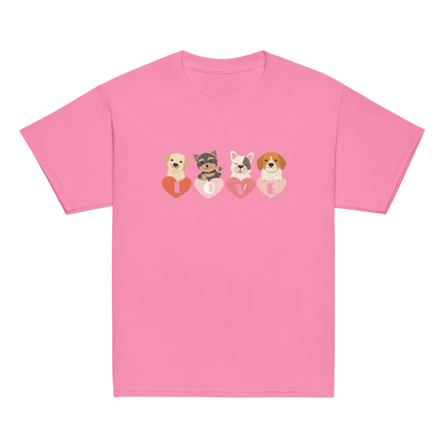 Kids Shirt Mug Cute Dog Heart product image (2)