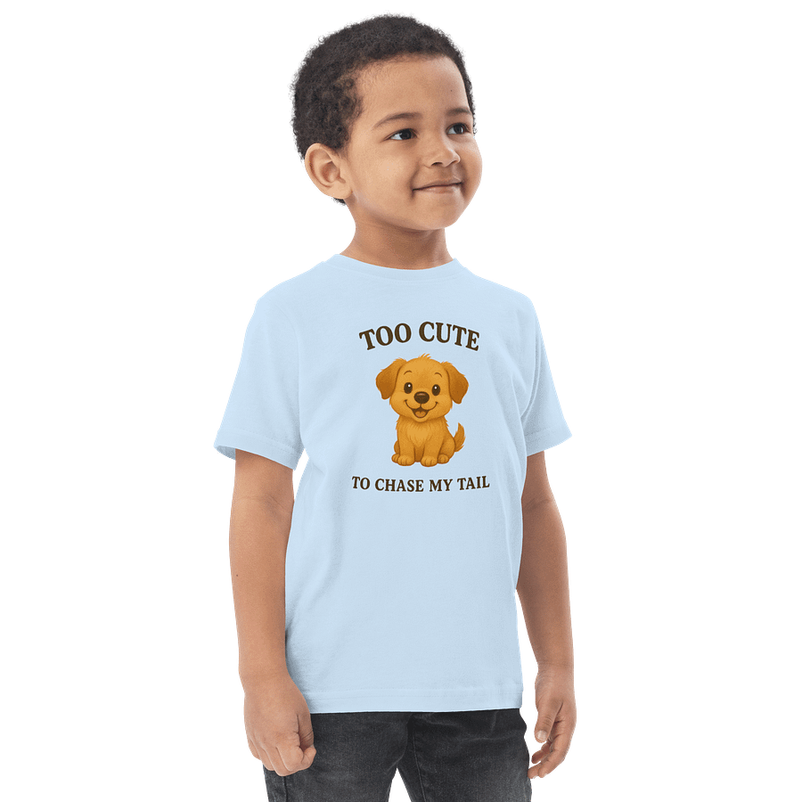 Adorable Puppy Too Cute Toddler Jersey product image (3)