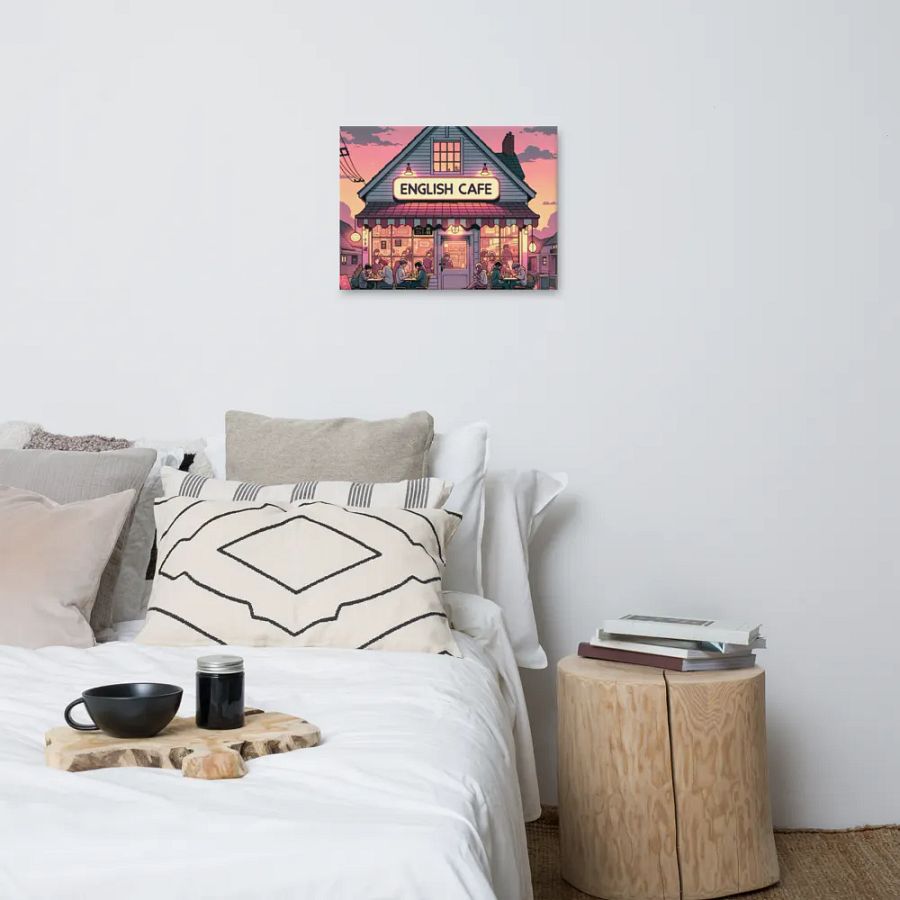 English Cafe and Chill Canvas product image (8)