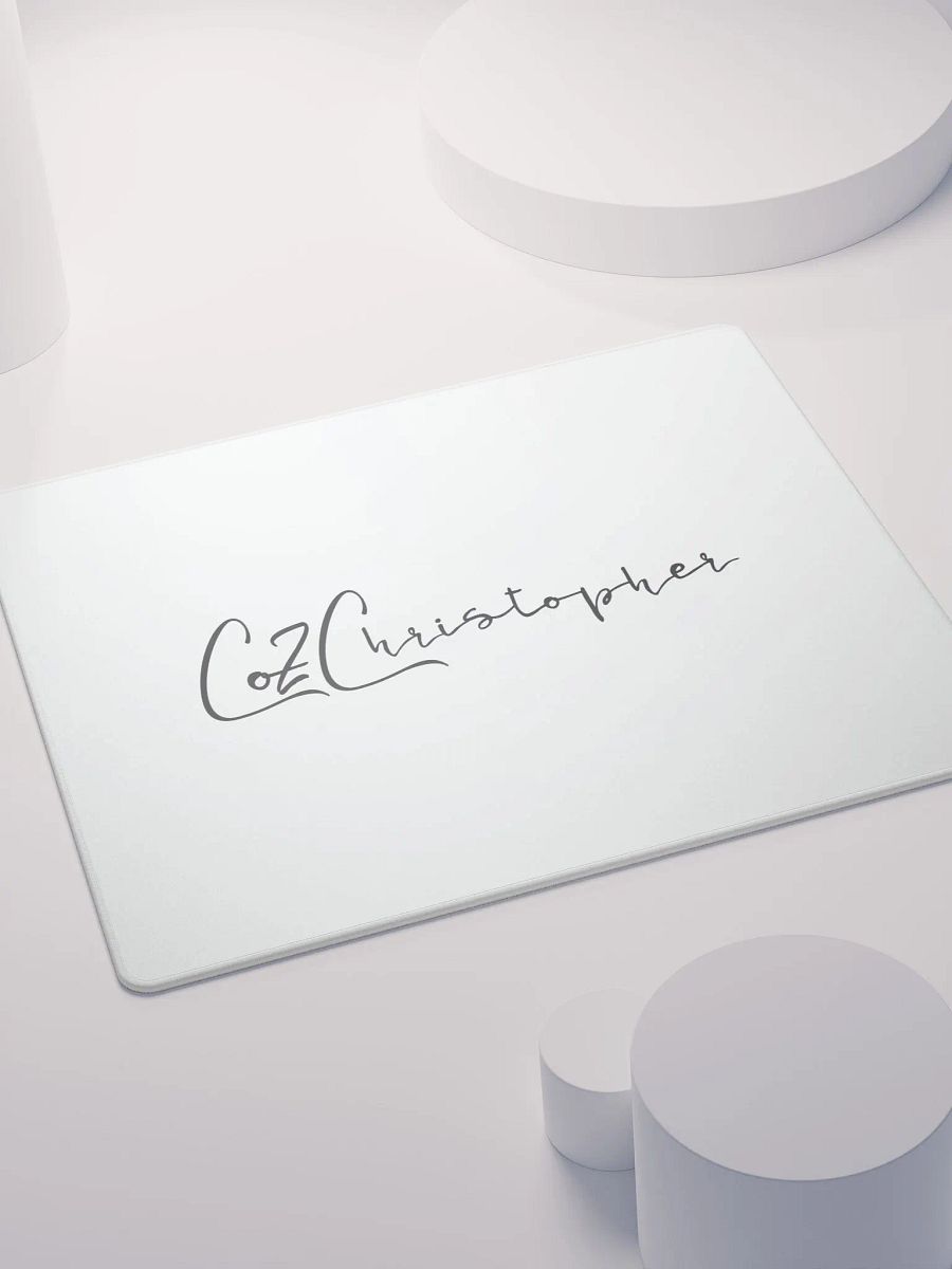 White Signature CoZChristopher Mouse Pad product image (4)