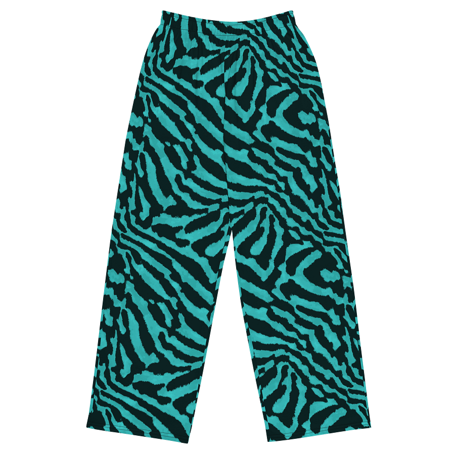 Teal Zebra Pants product image (1)