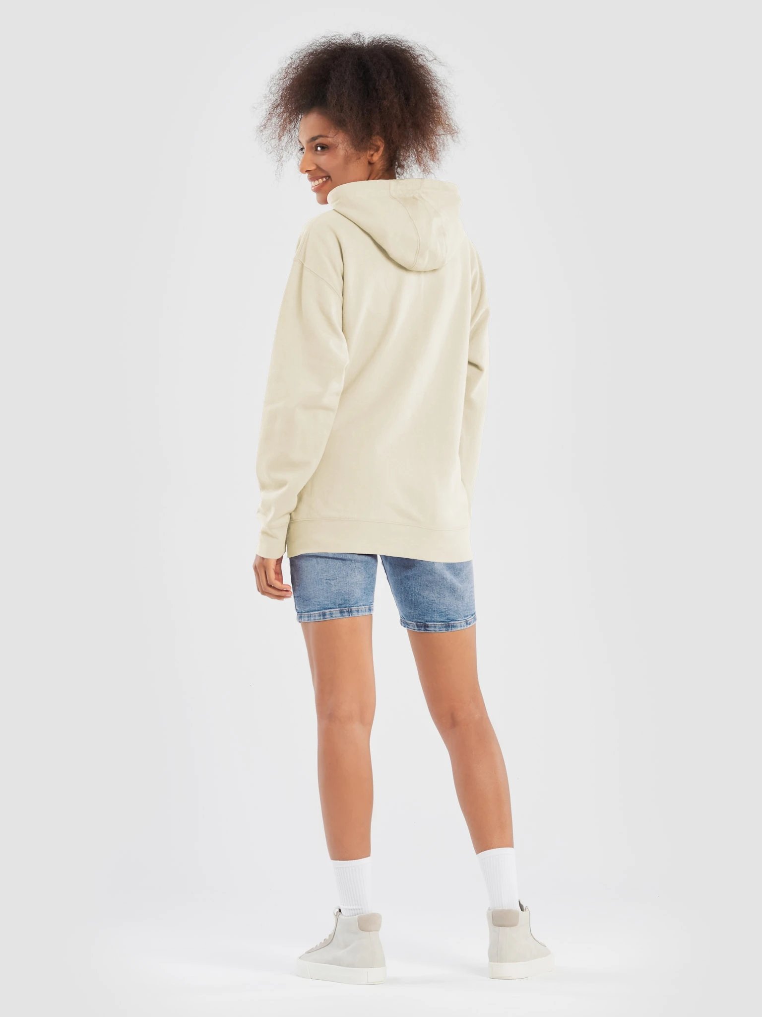 Plain Color Bone Hoodie product image (4)
