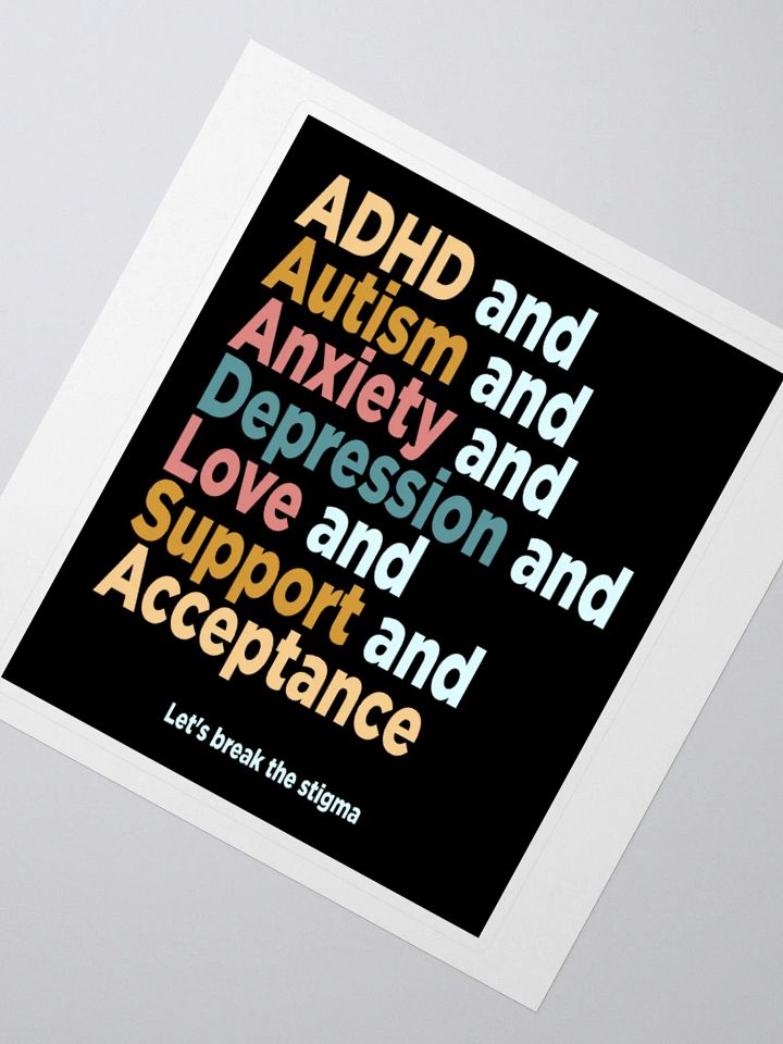 Let's Break The Stigma Stickers product image (4)