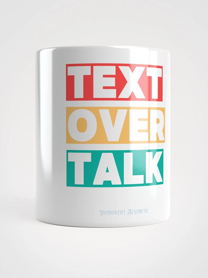 Vivid Text Over Talk Mug product image (1)