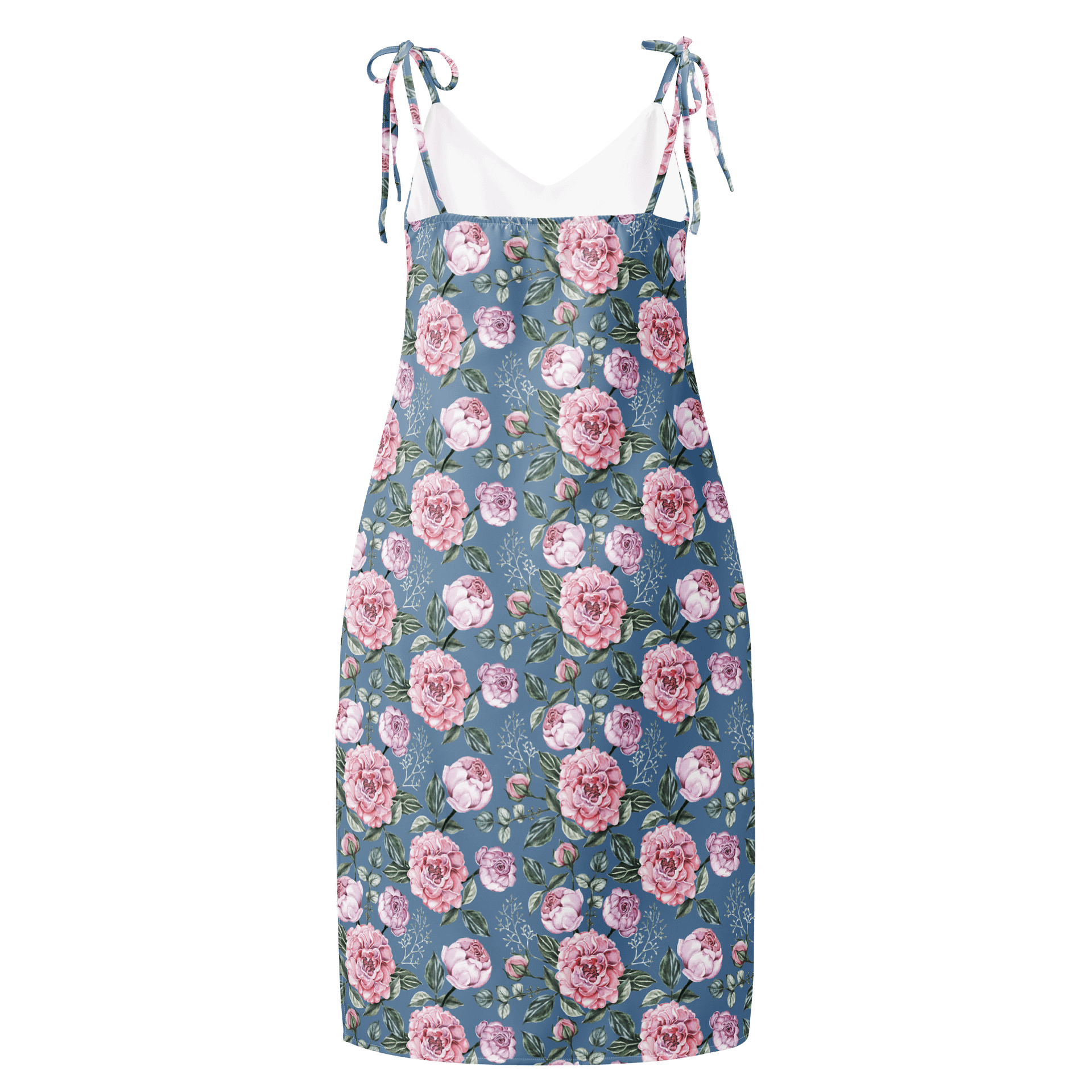 Peony Blue Floral Slip Dress product image (2)