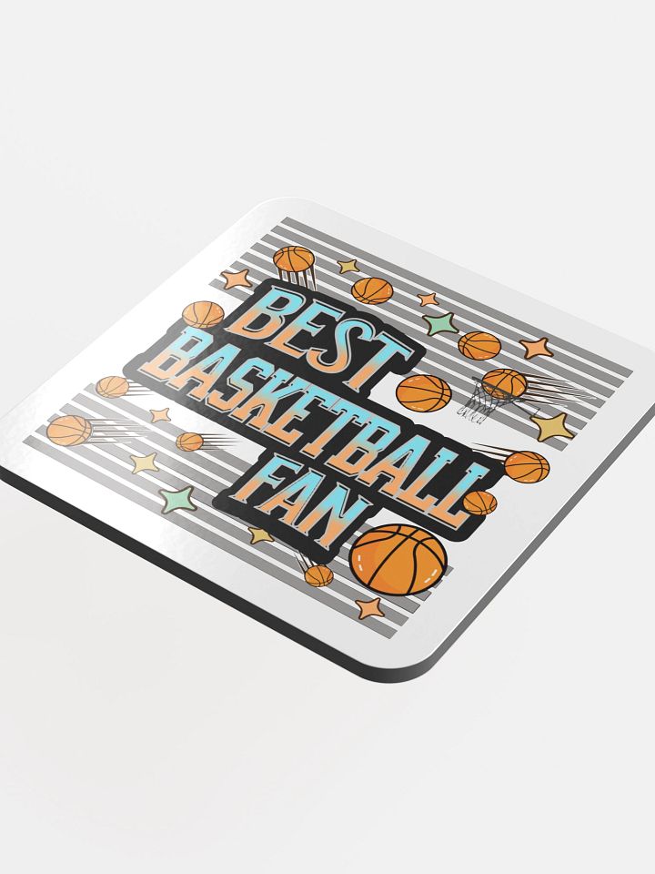 Beat Basketball Fan Cork Coaster product image (1)
