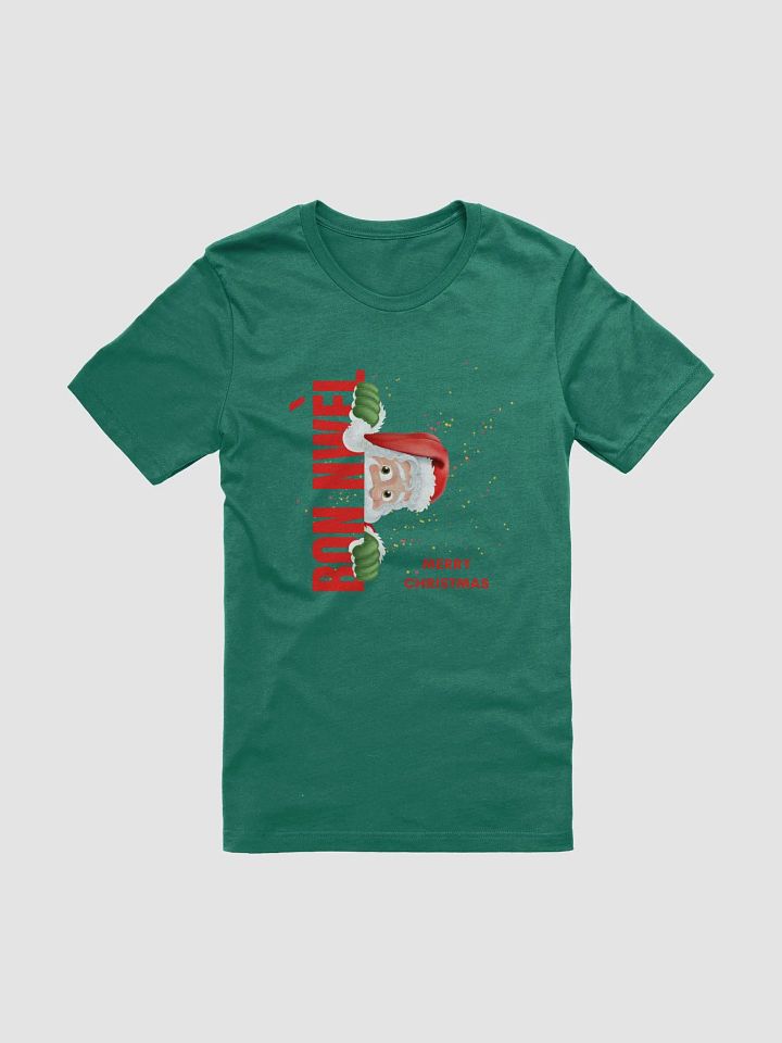Bon Nwèl Santa Christmas T-Shirt product image (1)