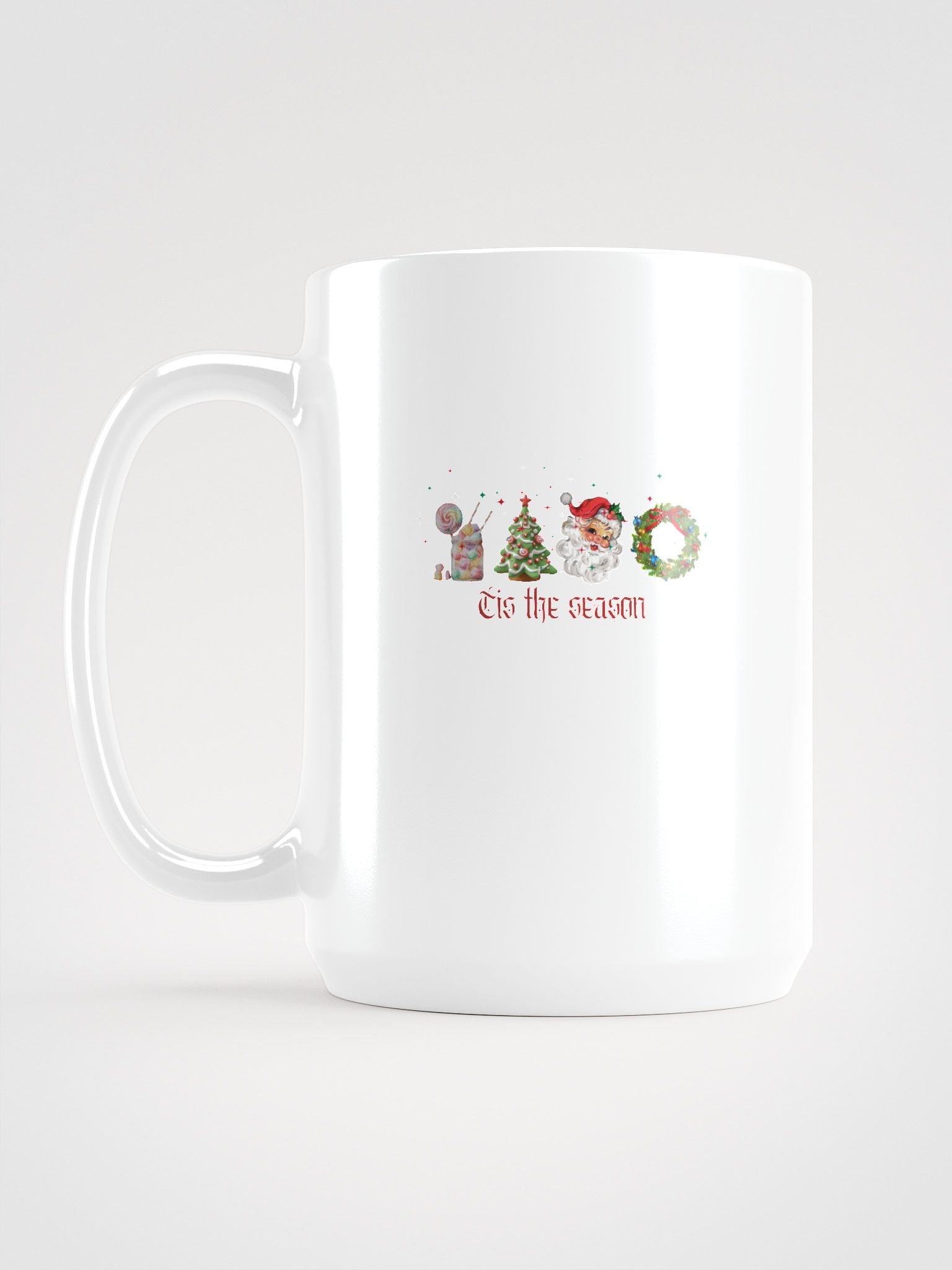 Tis The Season Retro Christmas Mug product image (1)