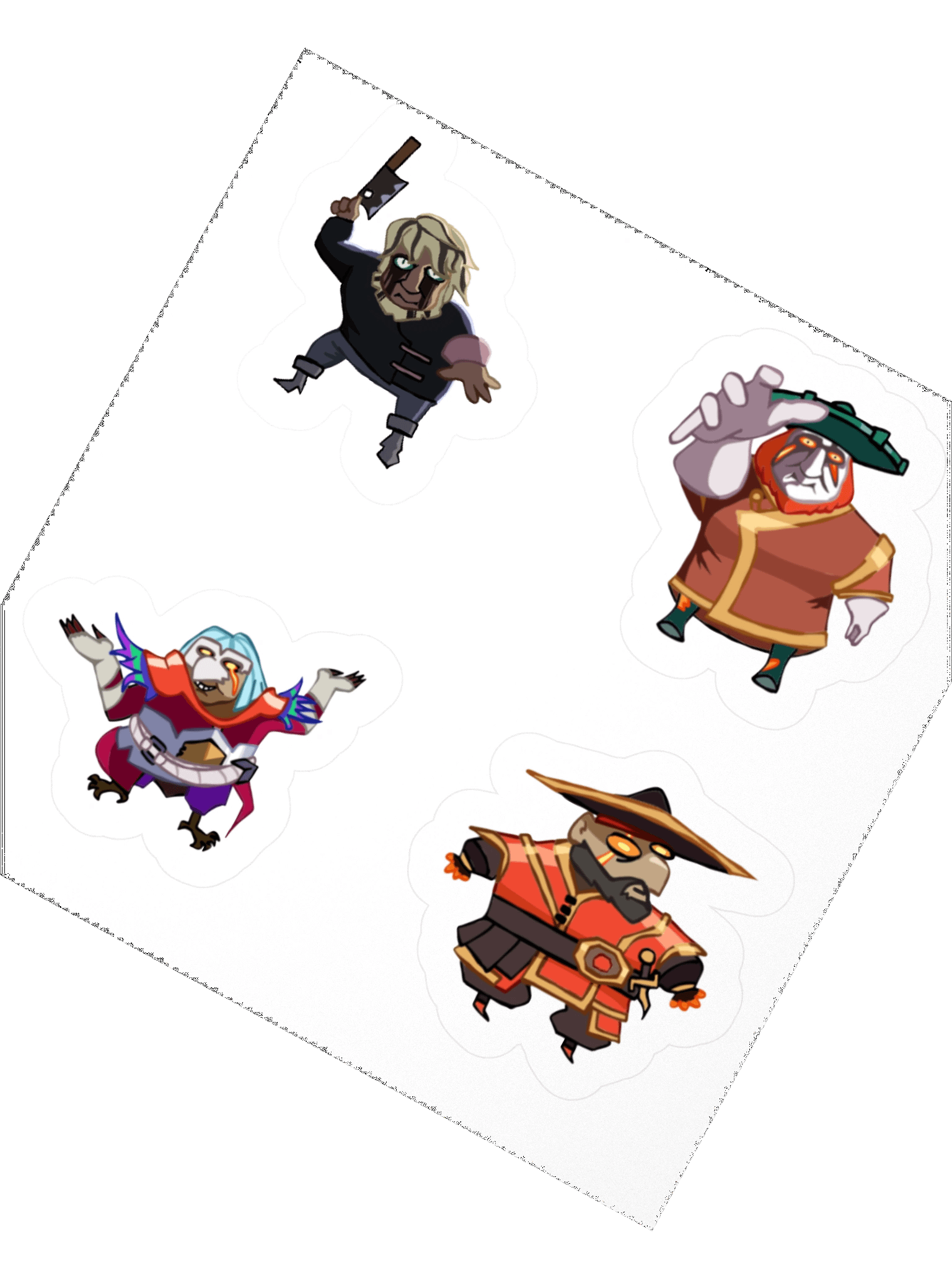 the nefarious 4 stickers product image (5)