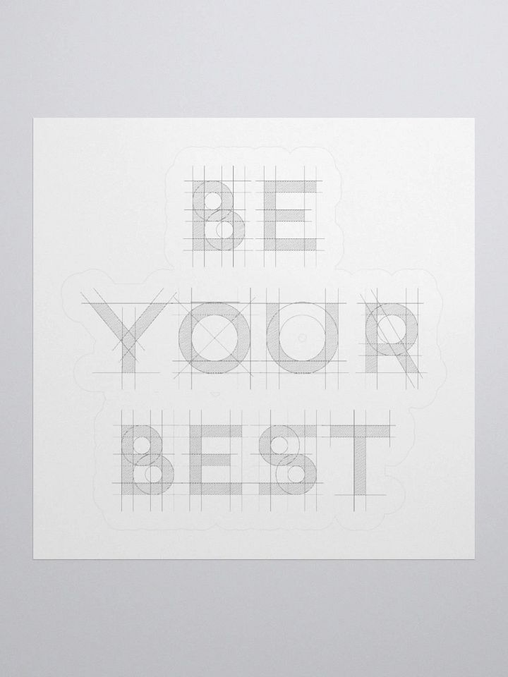 Be Your Best Kiss Cut Stickers product image (3)