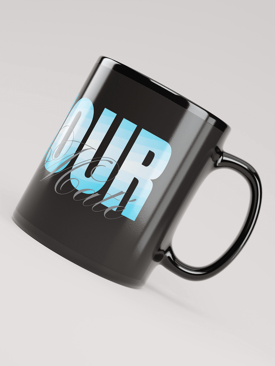 Mug Noir Bonjour Mon Maté - Cadeau Mug Message Positif product image (4)