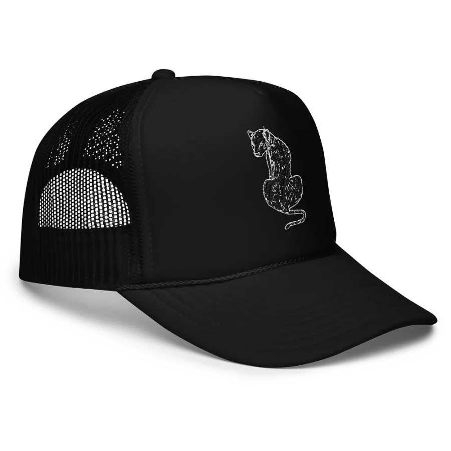 Twin Leopard (Black) Trucker Hat product image (9)