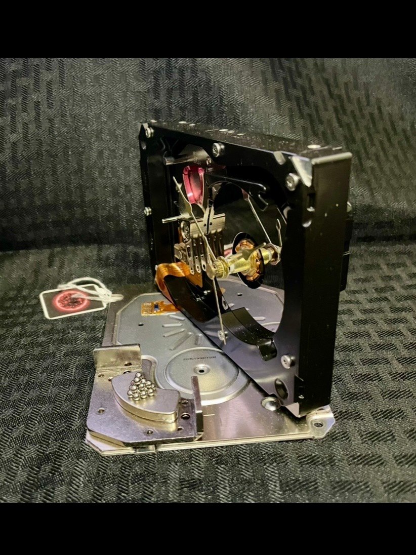 Red Sun - Hard Drive Clock product image (2)