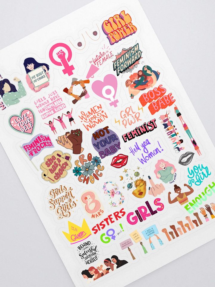 Girl Power Motivational Sticker Sheet product image (1)