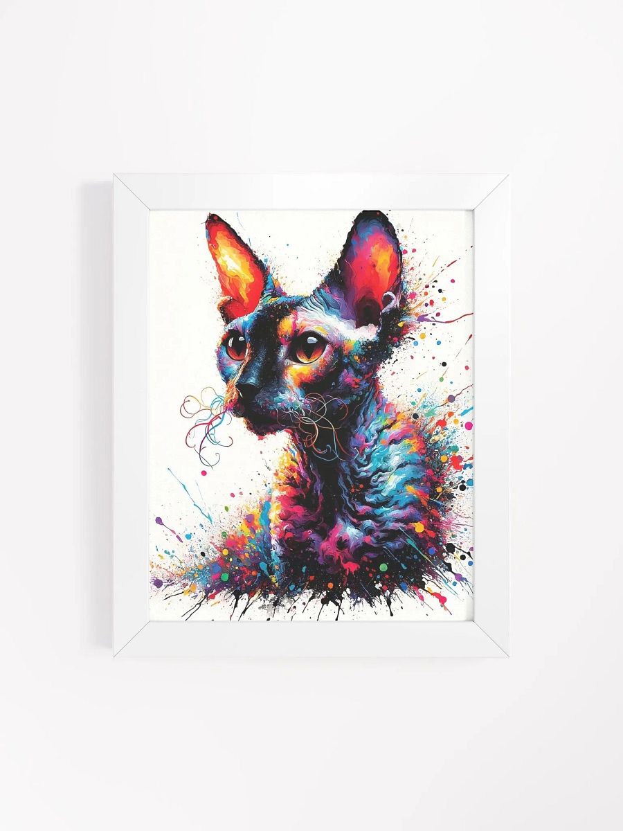 Framed High-Quality Matte Poster (in): Cornish Rex 2 product image (52)