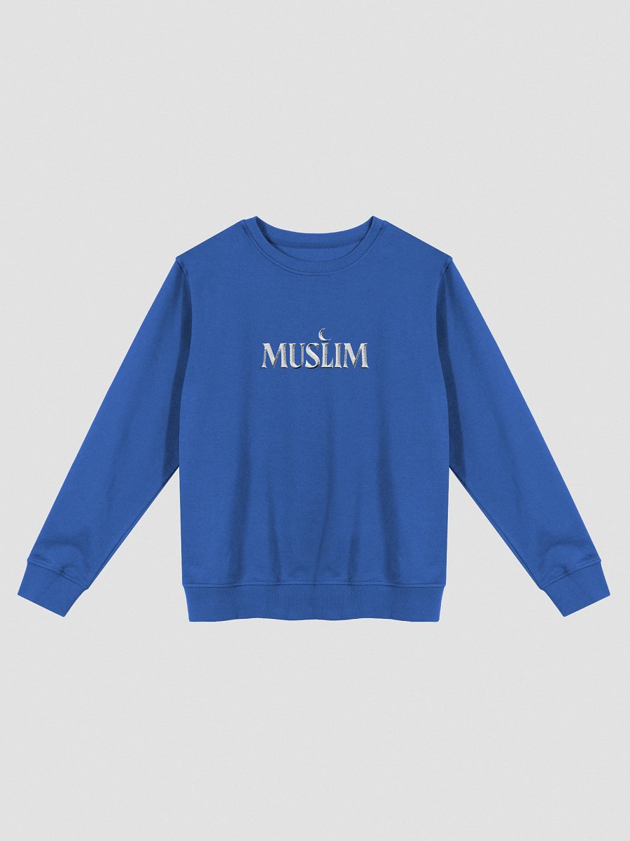 MUSLIM Signature Blue Sweater - UNISEX Embroidery product image (1)