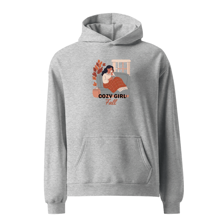 Cozy Girl Hoodie - Grey product image (1)
