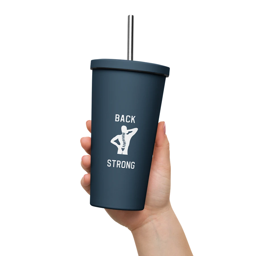 Back Strong 20 oz. Insolated Cup: Navy product image (27)