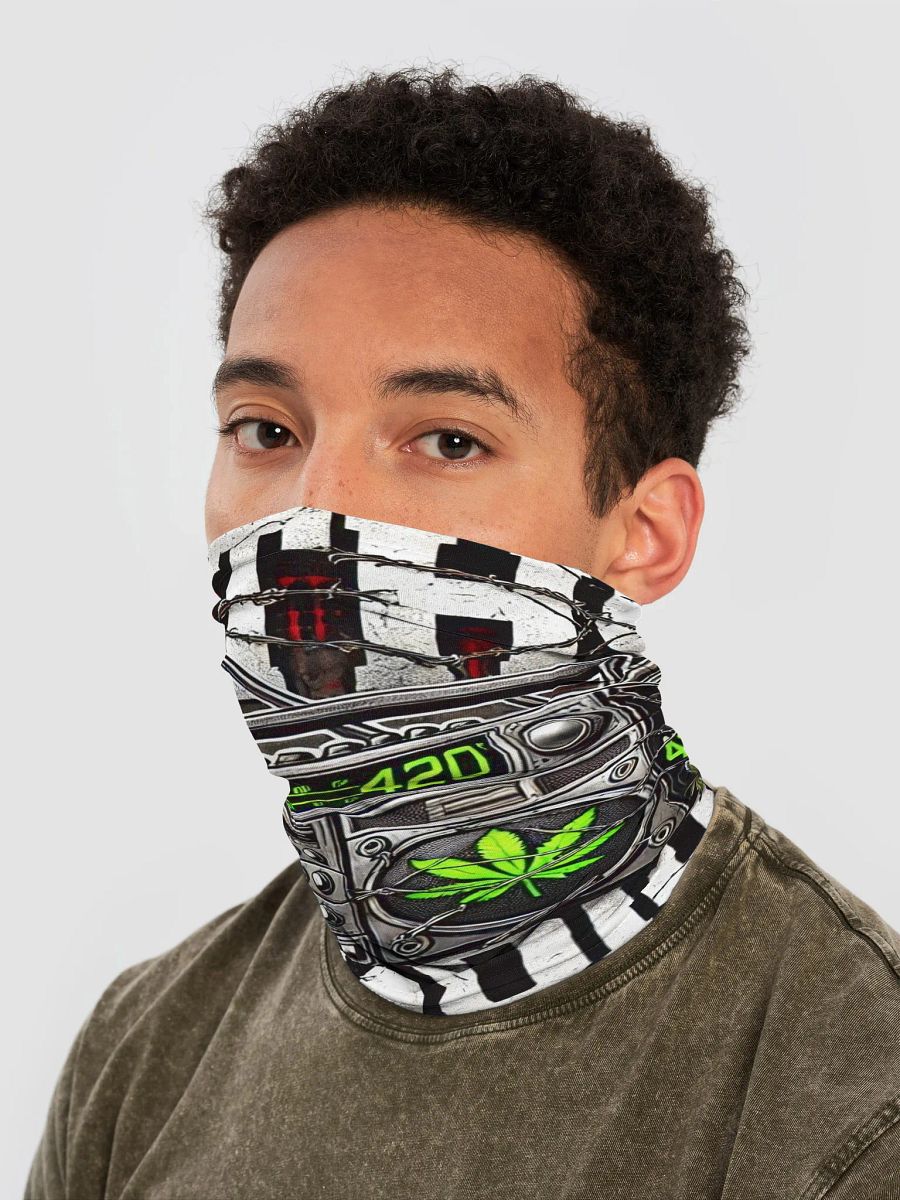 Da Customizable All-Over Print Neck Gaiter product image (2)