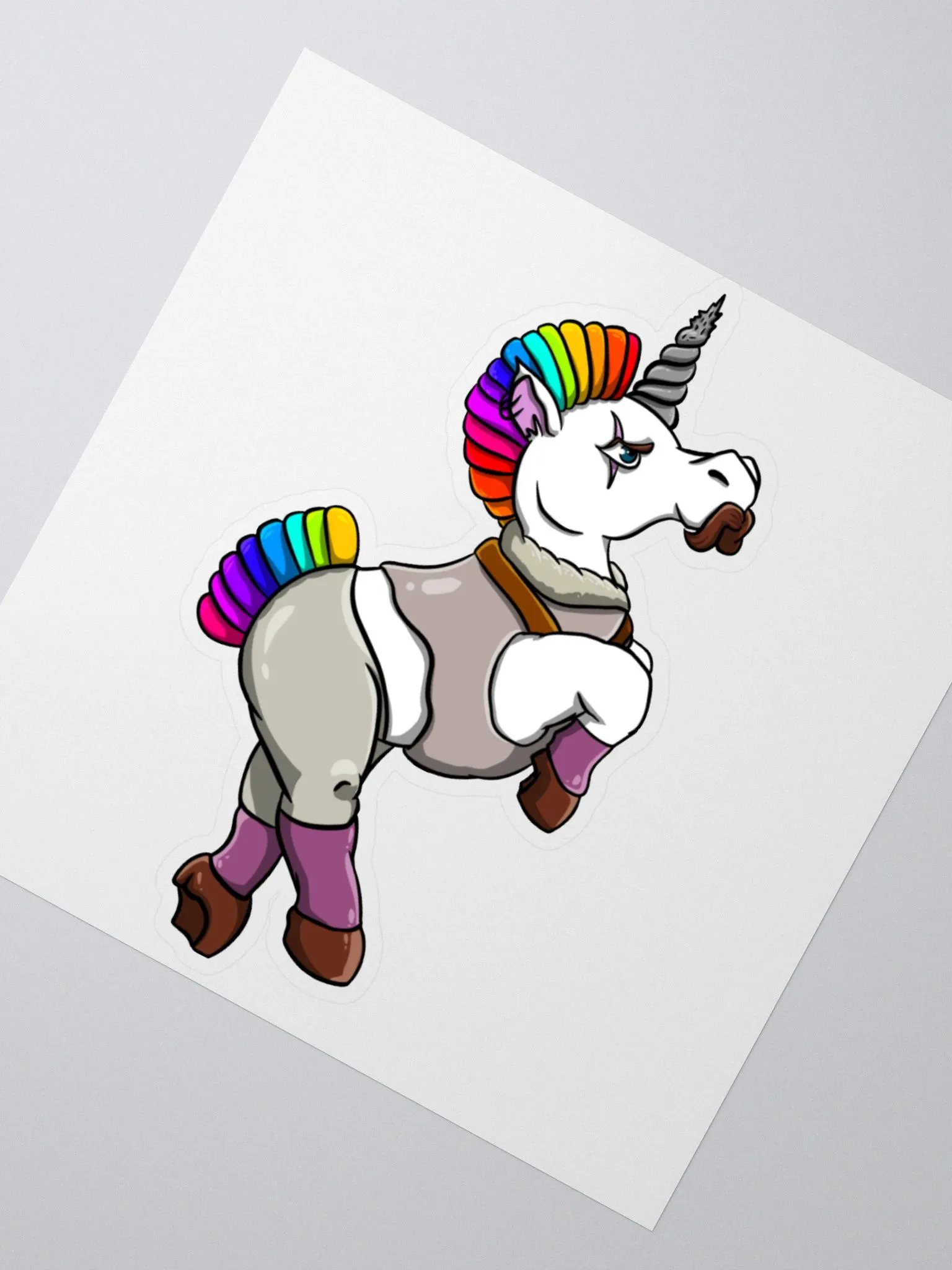 Apocalyptic Unicorn Sticker product image (2)