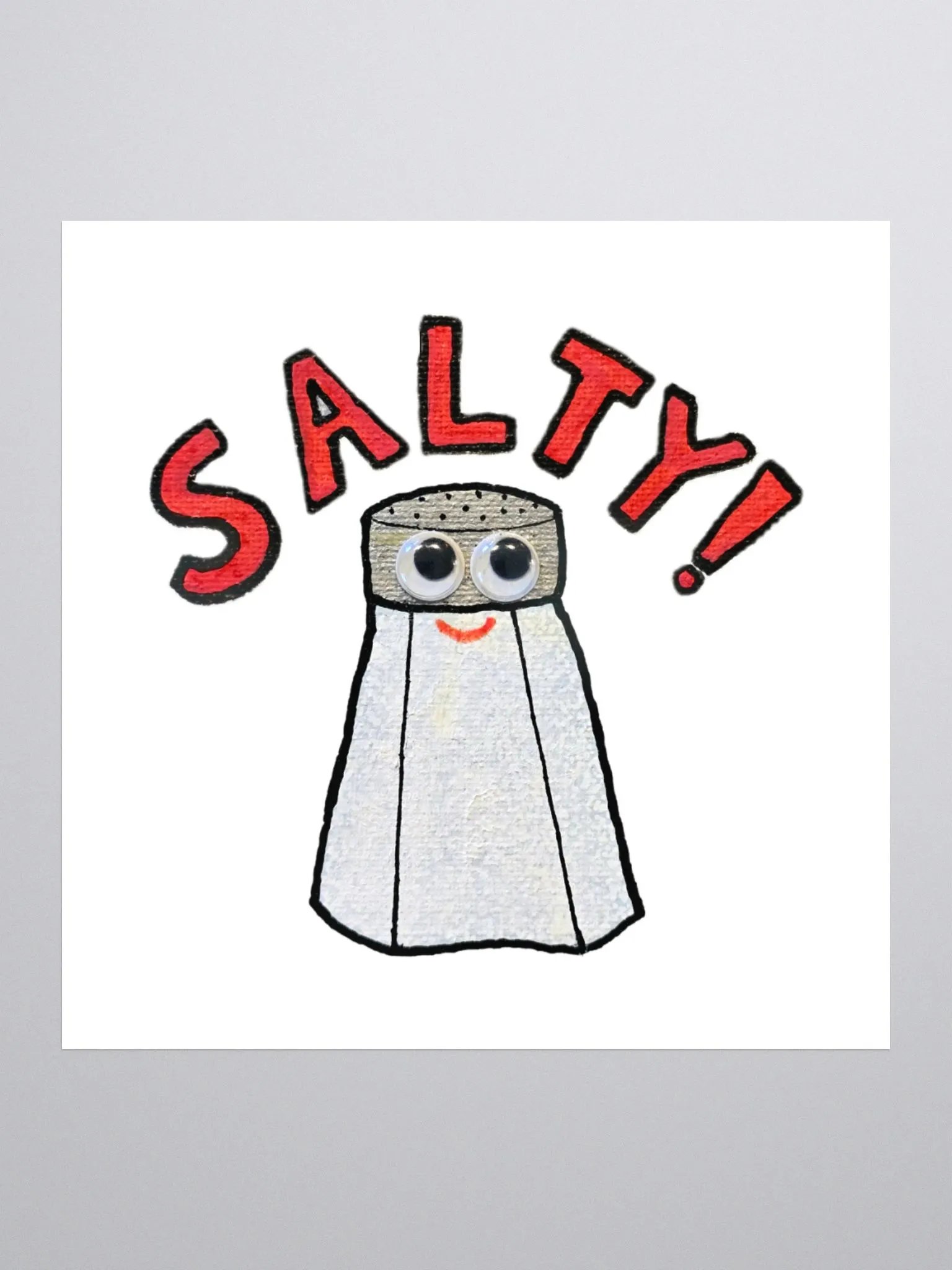 Salty Square Stickers 4x4 and Larger product image (1)
