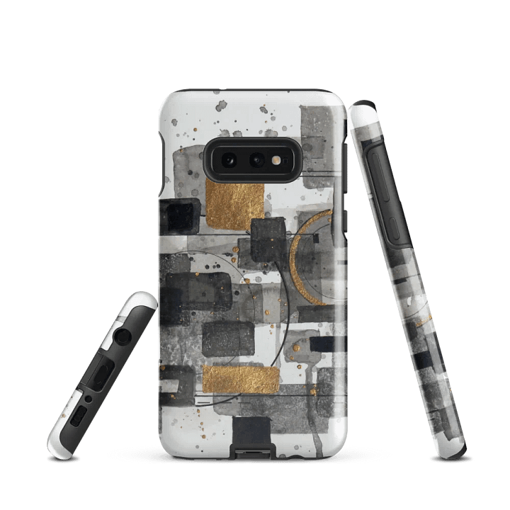 Abstract Ink Squares Samsung Phone Case product image (2)