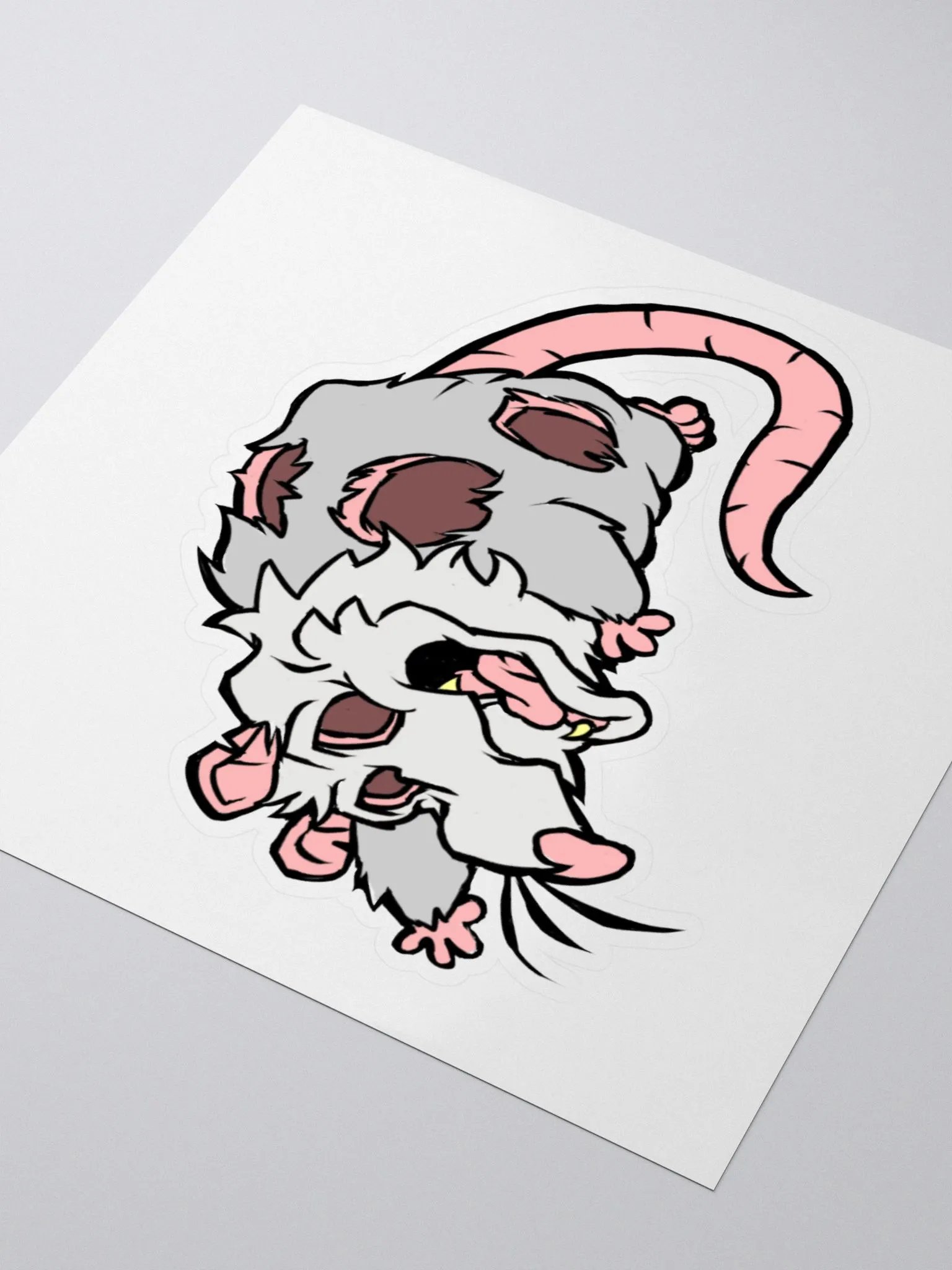 Playing Wiffle Possum [Kiss Cut Stickers] product image (7)