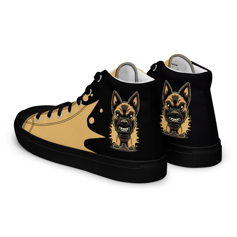 Belgian Malinois Angry Pup - Women's High Top Canvas Shoe product image (1)