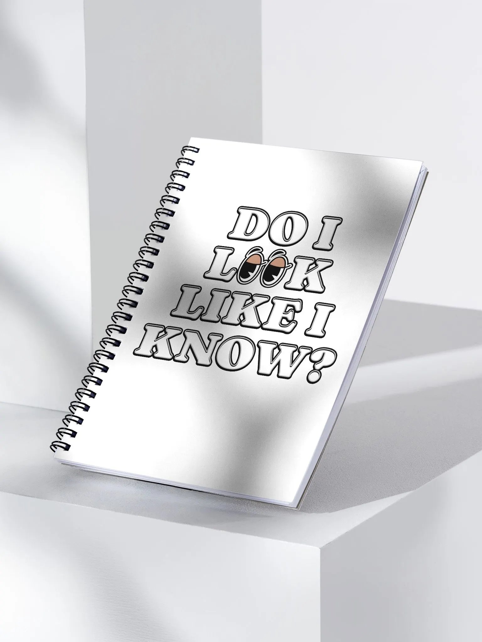 Do I Look Like I Know? Spiral Notebook product image (1)